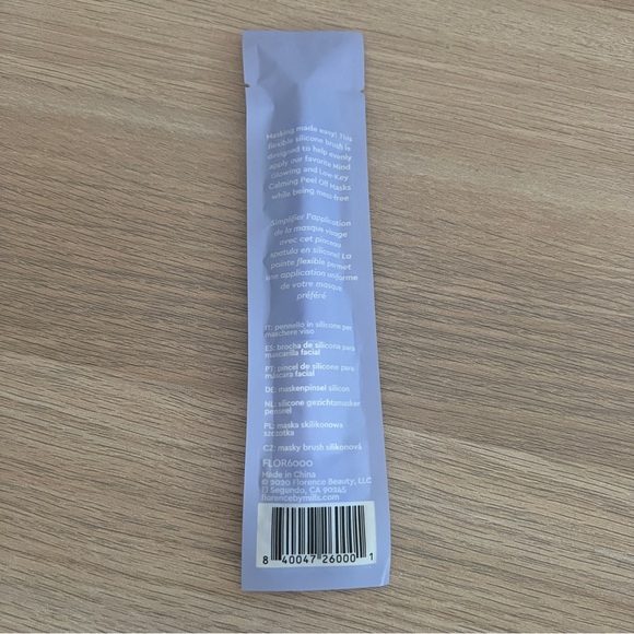 NWT Florence By Mills Silicone Face Mask Brush Purple - Picture 4 of 4